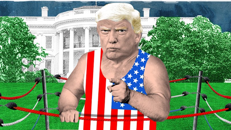 In Trump’s chaotic theatre of war, there’s only one lead role