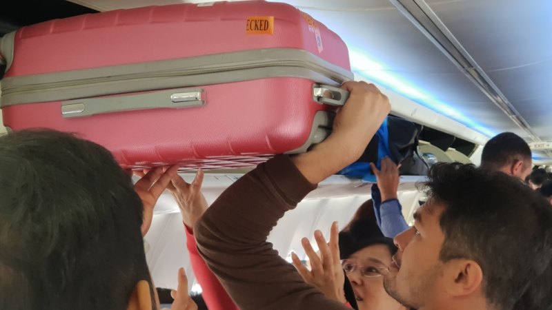 Carry on luggage online virgin
