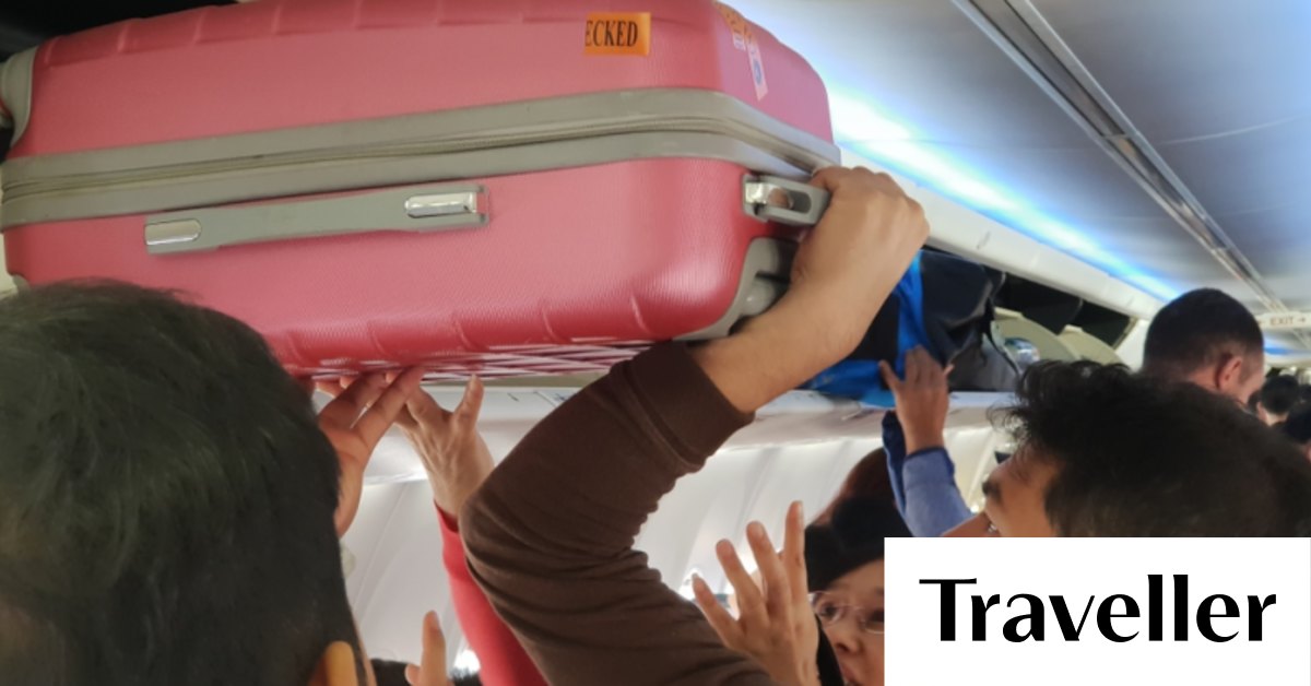 Virgin australia sale hand luggage