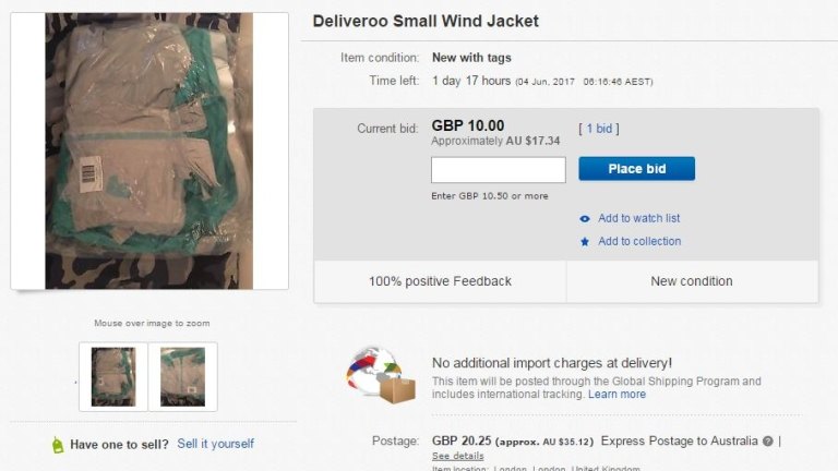 Fast food fashion the Deliveroo jacket is the latest anti