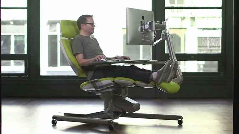 Lay down discount desk chair