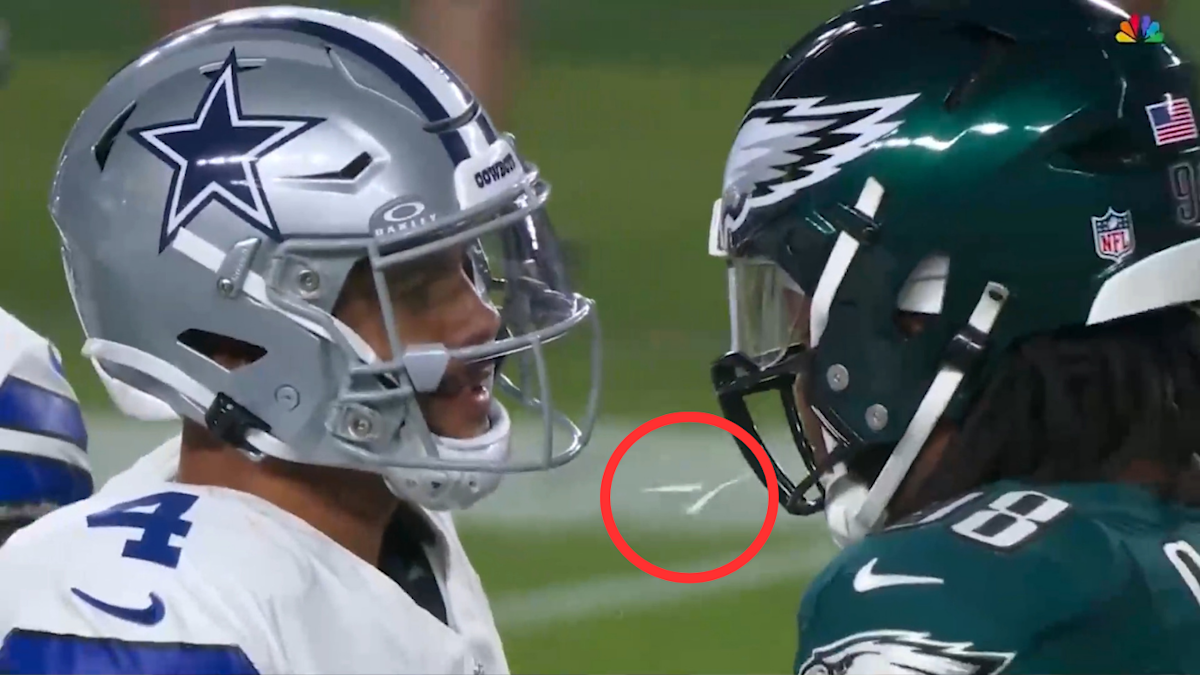NFL news 2025: Eagles star ejected for spitting seconds into NFL season ...