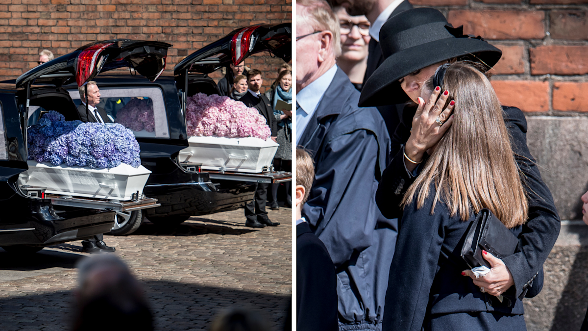 Princess Mary attends funeral of ASOS billionaire's three children ...