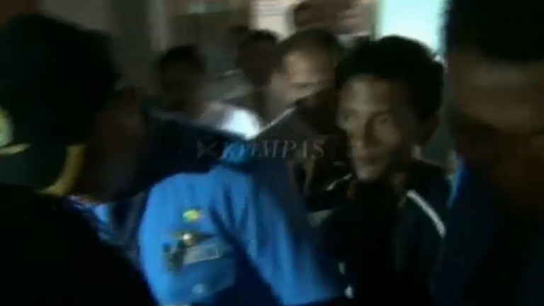 Indonesian Man Mario Steven Ambarita Rides In Garuda Airliner S