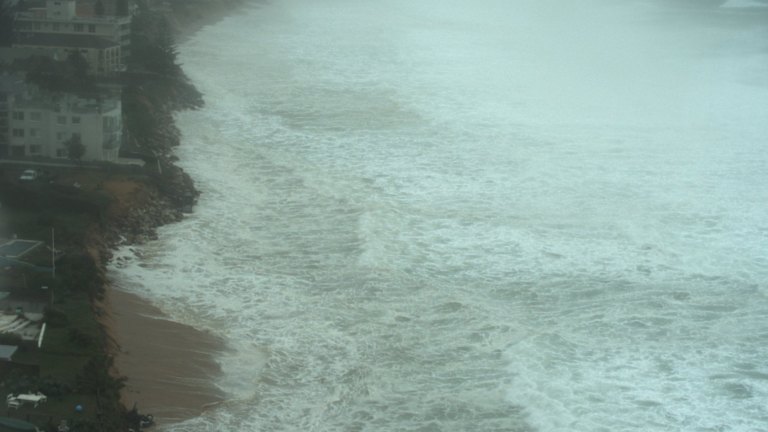 Sydney Storms Narrabeen Collaroy Beach Lashed By Large Seas