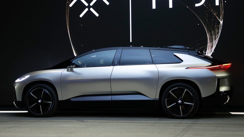 Ces 2017 Faraday Future Unveils Ff 91 Electric Car