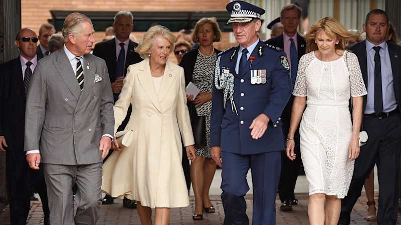 Royal couple Prince Charles and Camilla arrive in Sydney