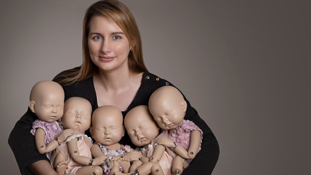 Newborn photography hot sale training doll