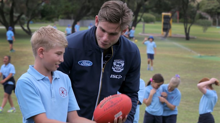 Cats Uncertain Whether Tom Hawkins Will Play Against Roos After Mother S Funeral