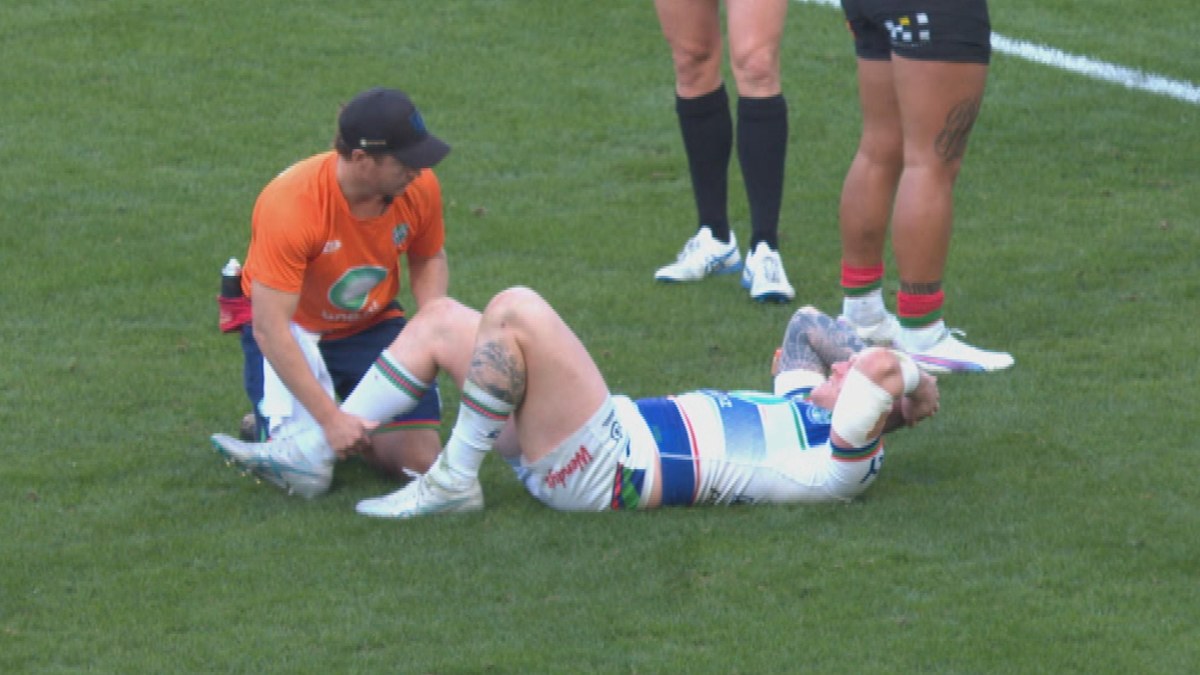 Warriors prop Mitch Barnett suffers knee harm vs Rabbitohs, video, State of Origin choice