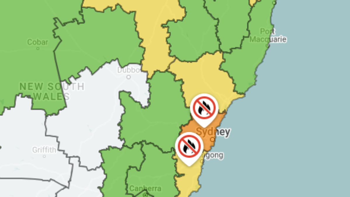 Total fire ban in Sydney and the Illawarra today as burst of warm ...