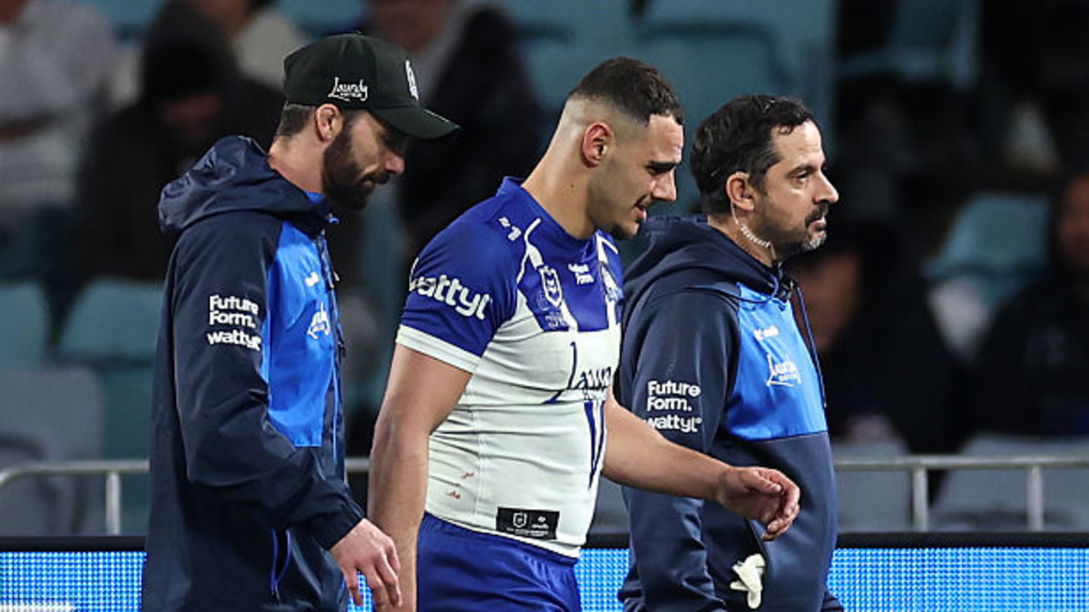 Jacob Kiraz foot injury, fracture sidelines Canterbury Bulldogs winger; Kurt Mann head knock