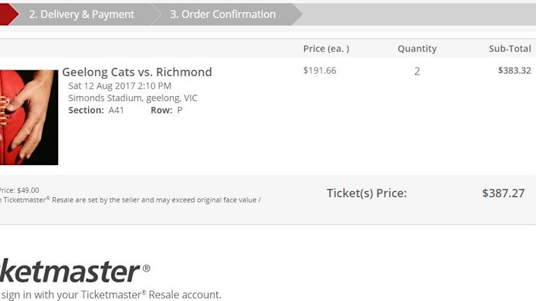 Geelong V Richmond Fans Furious At Inflated Prices For Ticketmaster Resale Tickets