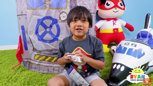 7 year old Ryan makes 31 million a year playing with toys on YouTube