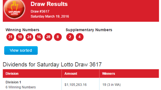Saturday Lotto Superdraw three WA millionaires as 21 million
