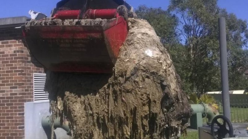 Wet wipes clogging pipes outlet