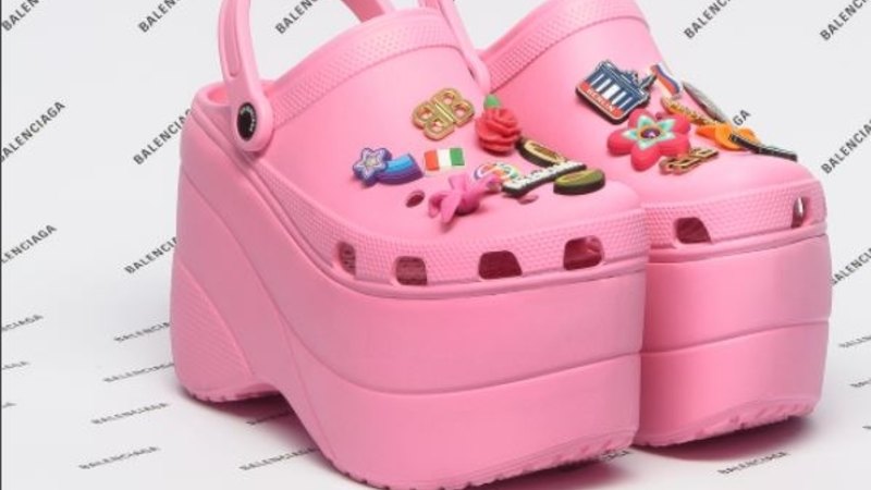 Platform crocs balenciaga knockoffs discount