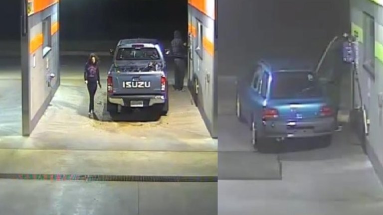 Police hunt for couple who sucked coins from car wash using vacuum