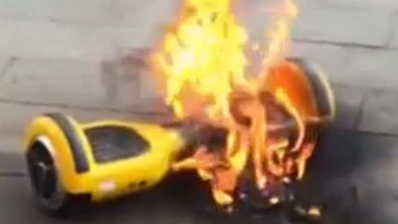 Wheels on fire hoverboards the toy from hell