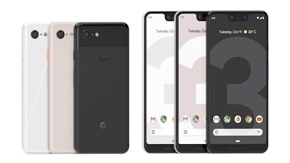 The Google Pixel 3 and Google Pixel 3 XL.