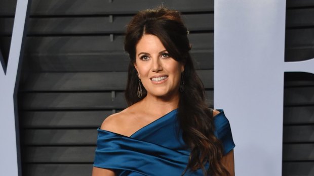 Monica Lewinsky, pictured at an Oscars Party in March, is throwing her influence behind a potent anti-bullying campaign.