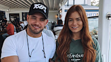 Don and Matilda Robertson in 2019, the year they moved to Sydney.