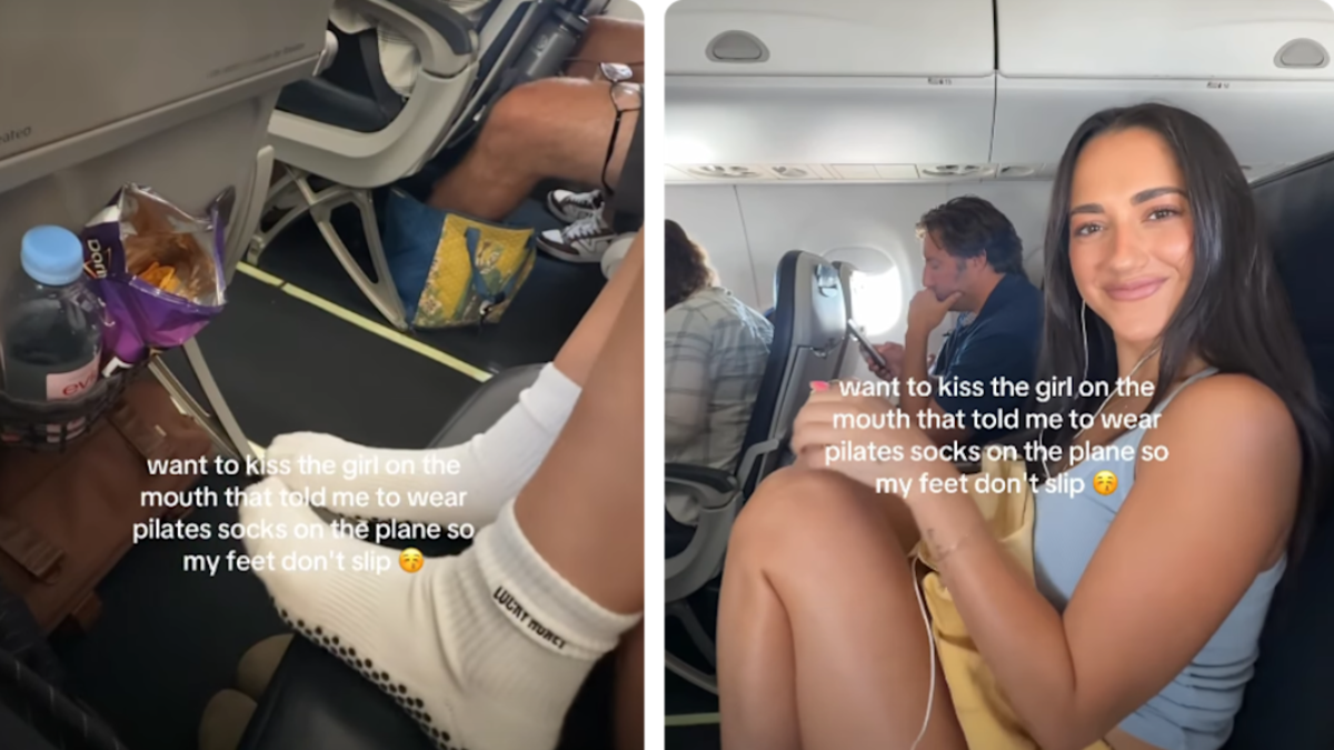 ‘Brilliant’ trick to get comfy on a flight - and all you need is the right socks