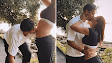 Hockley and Siegrist are expecting their first child.