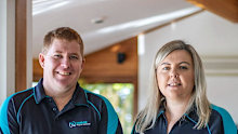 Ben and Jess Holmes used to run an NDIS support business.