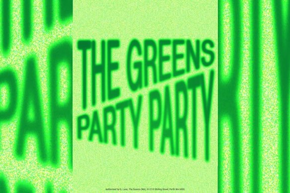 The party’s poster.