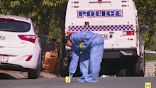 The officer still chased down the offender despite being badly wounded.
