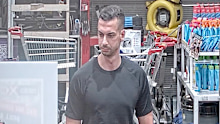 Footage of Beau Lamarre-Condon the day after allegedly killing two men has been released.