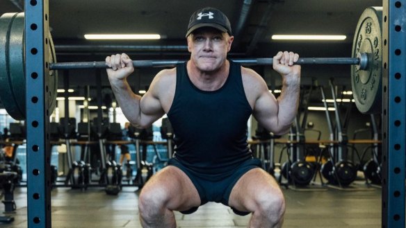 Graham Ambrose is photographed in a workout posted to his Instagram account.
