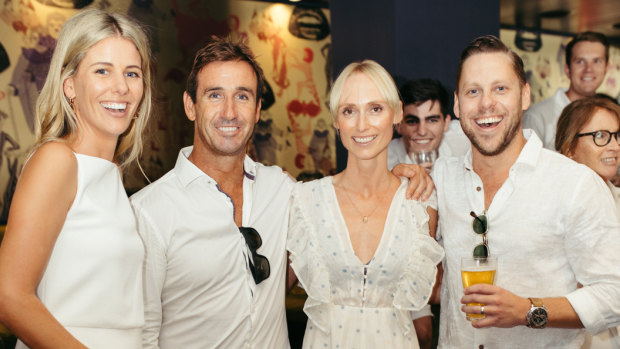 Lara Pitt, Andrew Johns, Kate Kendall, Anthony Pitt.