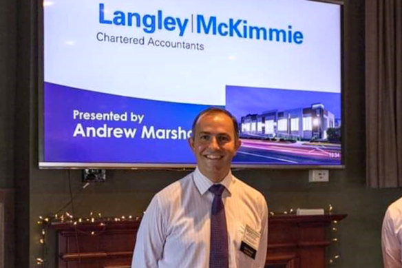 Bankrupt accountant Andrew Marshall of Langley McKimmie.