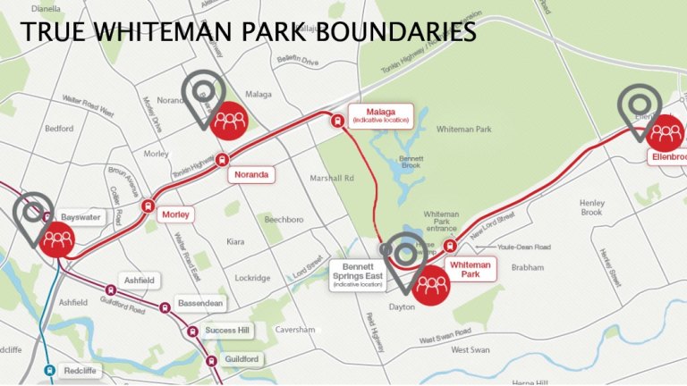 Ellenbrook Train Line Route Map Mischievous' Metronet Plan: Wa Opposition Accuses Government Of Whiteman  Park Land Grab