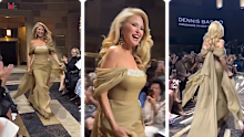 Christie Brinkley walks the runway at New York Fashion Week