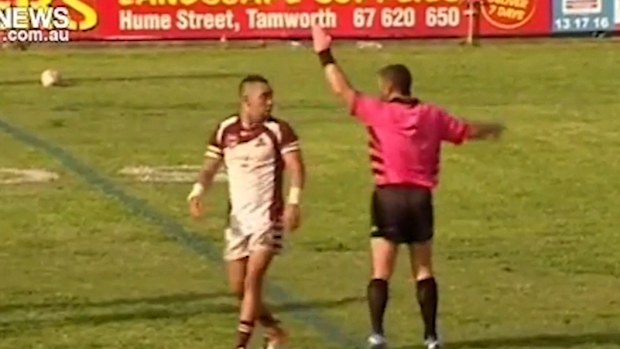 Matt Nean was banned for 20 years for allegedly making contact with the referee during a grand final in 2016.
