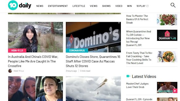 Channel Ten announced it is shutting down its 10 Daily website just two years after launch.