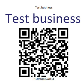 A QR code generated by Queensland’s system.