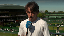 Alex de Minaur talks to Stan Sport.