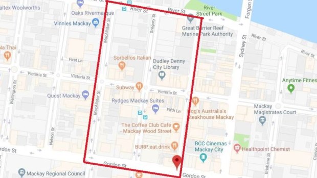 An emergency situation was declared in the Mackay CBD following reports of an armed man. Members of the public inside the declared zone were advised to seek shelter in a secure place.