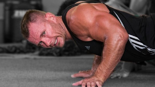 Rowan Baxter who police believe set a car on fire while his estranged wife and three children were inside in Brisbane's Camp Hill. Credit: Integr8 Functional Training.