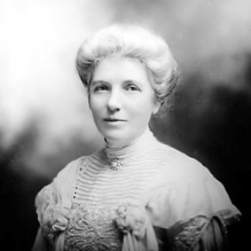 NZ's most famous suffragette, social reformer, writer, and first president of National Council of Woman in NZ, Kate Sheppard.