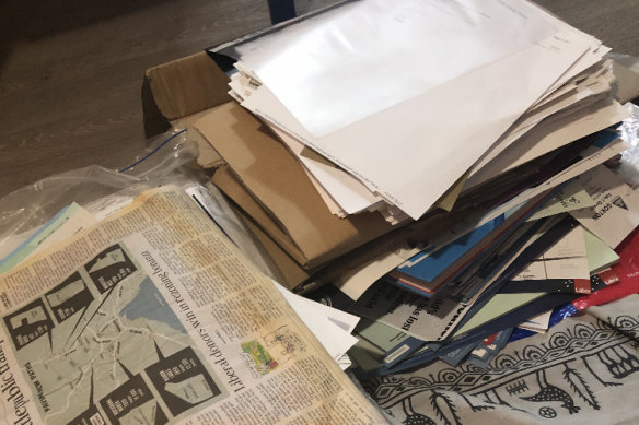 Internal ALP documents dumped in a bin behind a chicken shop.