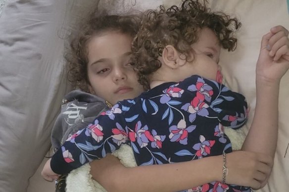 Savannah and Everleigh are on the mend after they were struck down by COVID. 