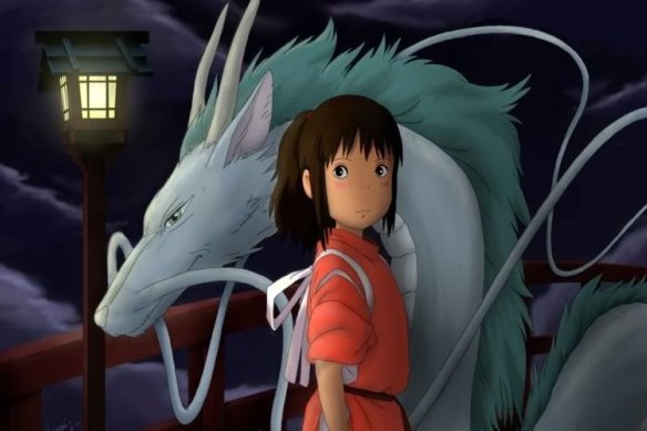 A scene from Miyazaki’s Oscar-winning Spirited Away.