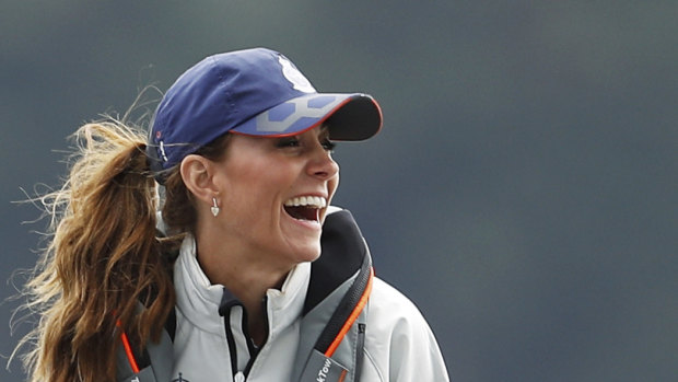 Kate, the Duchess of Cambridge, takes part in the King's Cup regatta.