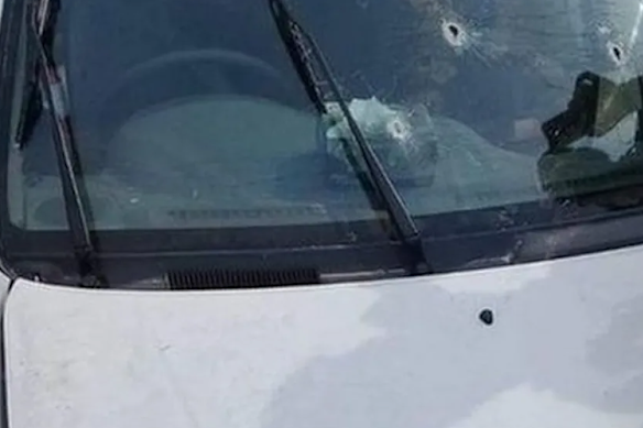 The car from the Sahiwal shooting in 2019.