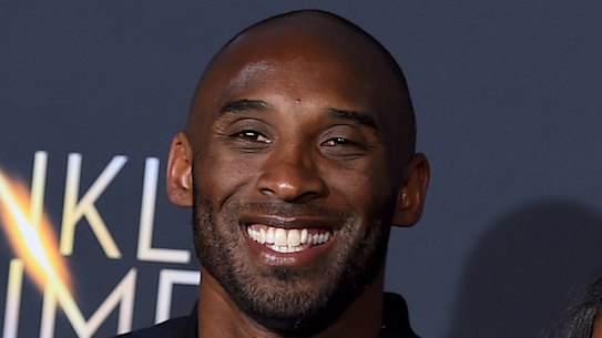 Kobe Bryant in 2018 with his wife Vanessa and two of his daughters, Natalia and Gianna.